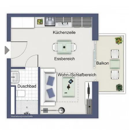 Linden-palais 27 아파트 *